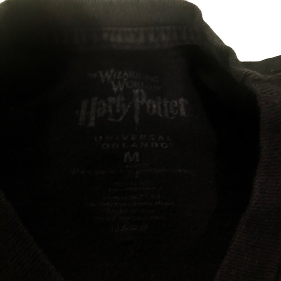 Harry Potter School of Witchcraft & Wizardry Unisex T-Shirt Hogwarts Black Tee - Picture 5 of 8